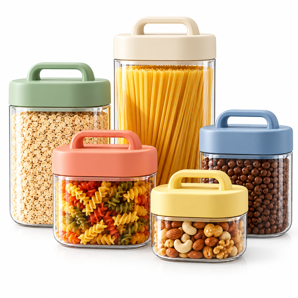 iverqena™ Color-Block Pantry Canister Set image 4