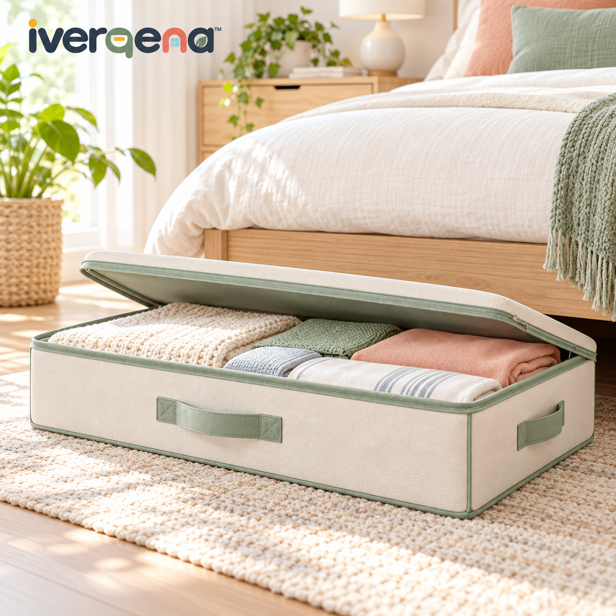 iverqena™ Soft-Tone Underbed Storage Box image 1