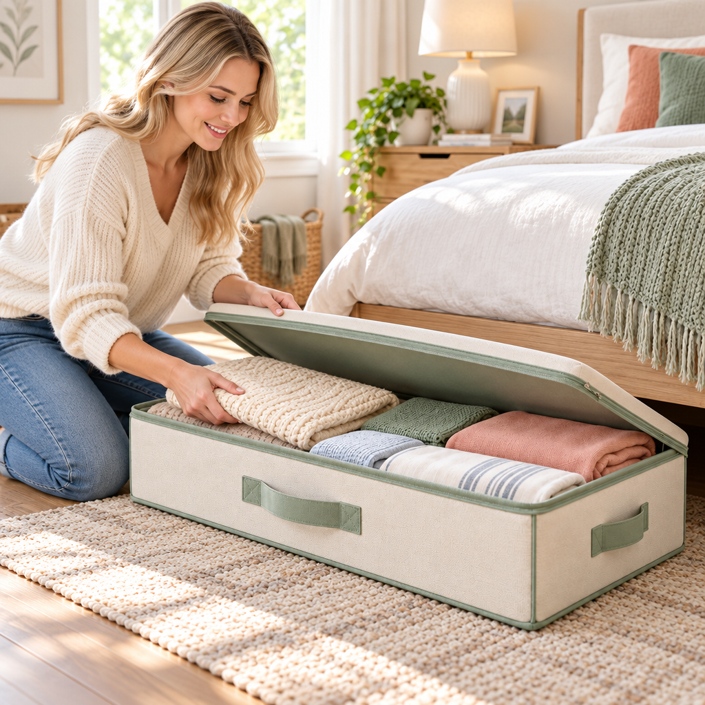 iverqena™ Soft-Tone Underbed Storage Box image 4