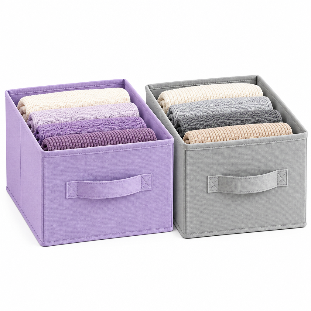 iverqena™ Colorful Foldable Closet Organizers image 4